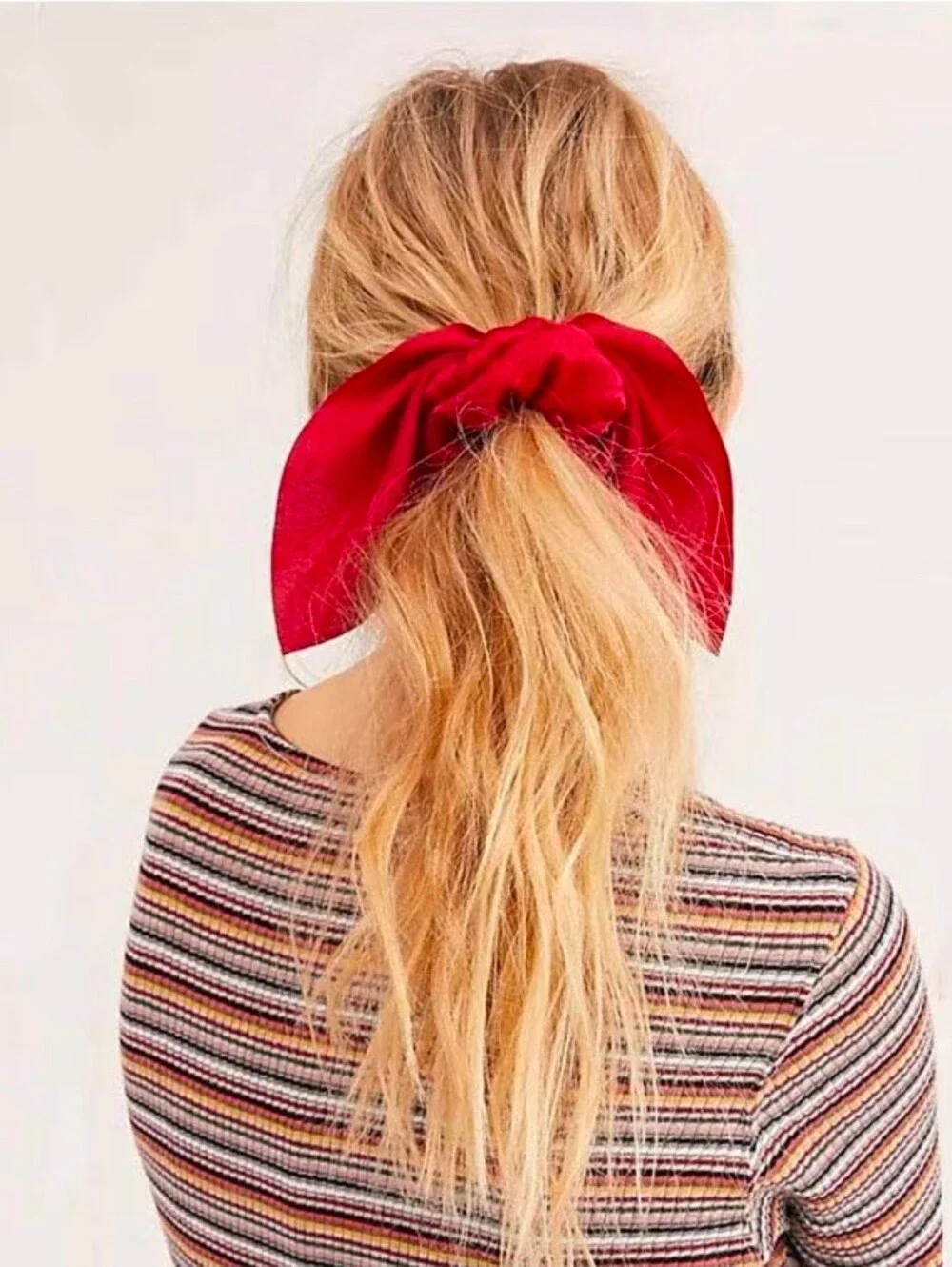 Bunny Ear Hair Scrunchies - Pink & Purple BNIB